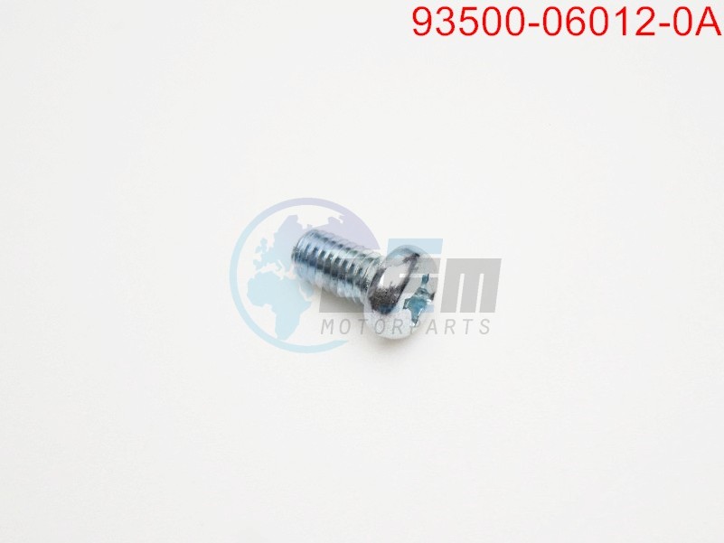 Product image: Sym - 93500-06012-0A - PAN SCREW 6X12  0