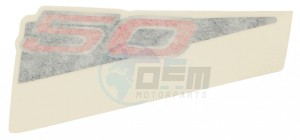 Product image: Aprilia - 860874 - .LH DECAL 