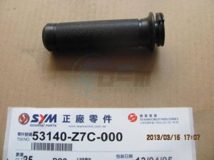 Product image: Sym - 53140-Z7C-000 - R. HANDLE GRIP 