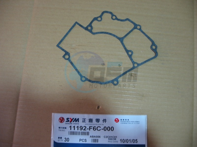 Product image: Sym - 11192-F6C-000 - R CRANK CASE GASKET  1