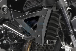 Product image: Suzuki - 99000-99013-K56 - RADIATOR COVER R/L, CARBON LOOK 