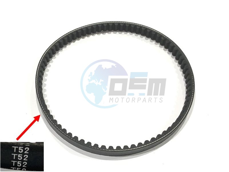 Product image: Sym - 1B01T5201 - DRIVE BELT  1