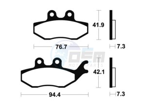 Product image: Rieju - 0/000.930.7000 - FRONT BRAKE CLIP CLAMP 