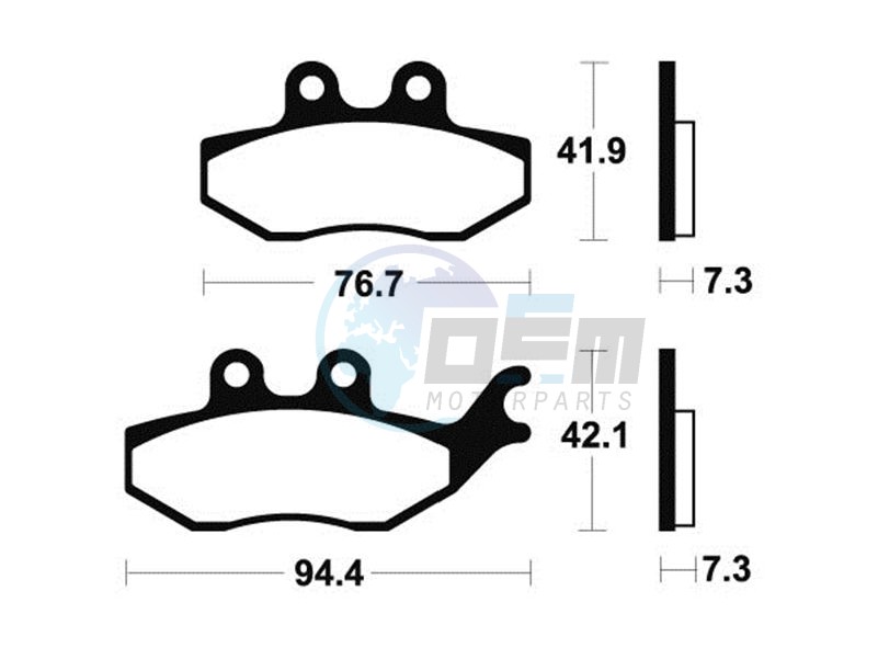 Product image: Rieju - 0/000.930.7000 - FRONT BRAKE CLIP CLAMP  0