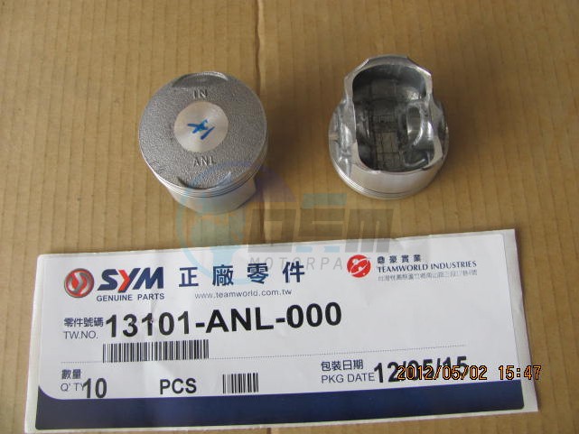 Product image: Sym - 13101-ANL-000 - PISTON  0