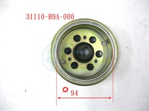 Product image: Sym - 31110-H9A-000 - FLYWHEEL COMP 