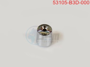 Product image: Sym - 53105-B3D-000 - HANDLE PIPE WEIGHT ASSY 