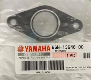 Product image: Yamaha - 66M136460000 - GASKET, MANIFOLD 2 