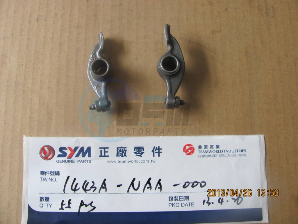 Product image: Sym - 1443A-NAA-000 - VALVE ROCKER ARM ASSY  0