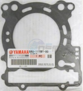 Product image: Yamaha - 5RU111810000 - GASKET, CYLINDER HEAD 1 