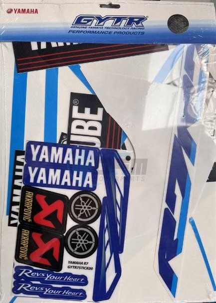 Product image: Yamaha - GYT-R7STI-CK-00 - GYTR R7 STICKER KIT  0