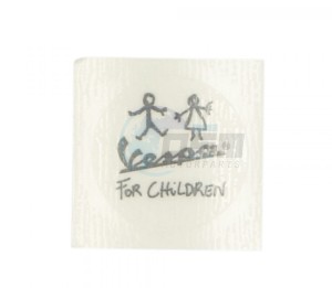 Product image: Vespa - 1B001078 - Name plate "Vespa For children"  