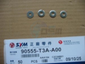 Product image: Sym - 90555-T3A-A00 - WASHER 