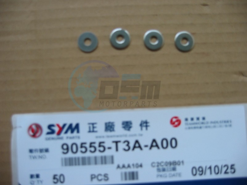 Product image: Sym - 90555-T3A-A00 - WASHER  0