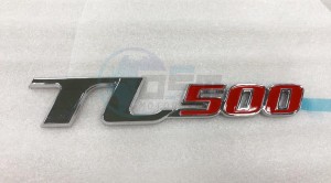 Product image: Sym - 87127-TL1-100 - L. BODY COVER EMBLEM (TL500) 