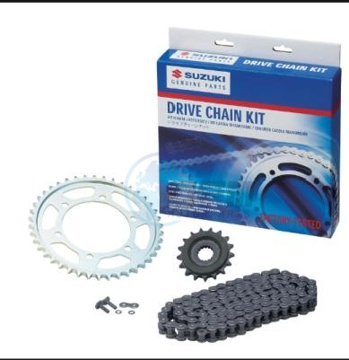 Product image: Suzuki - 27000-06863 - DRIVE CHAIN KIT 15-48  GSX650F/A K8-L2  0