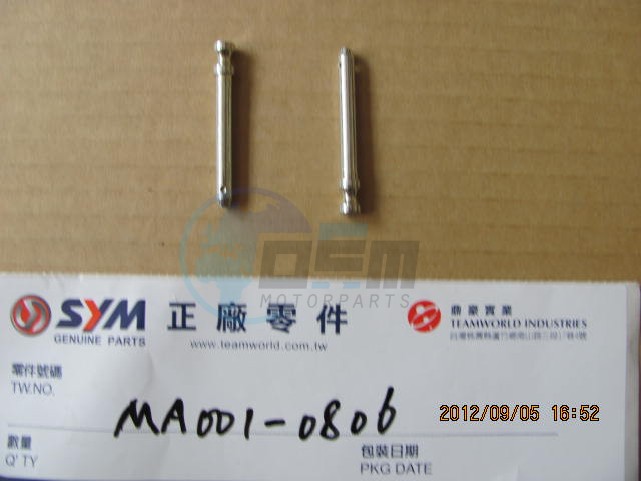 Product image: Sym - MA001-0806 - PIN-PAD SET  0