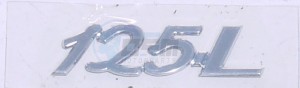 Product image: Vespa - 620697 - 125 L  name plate 