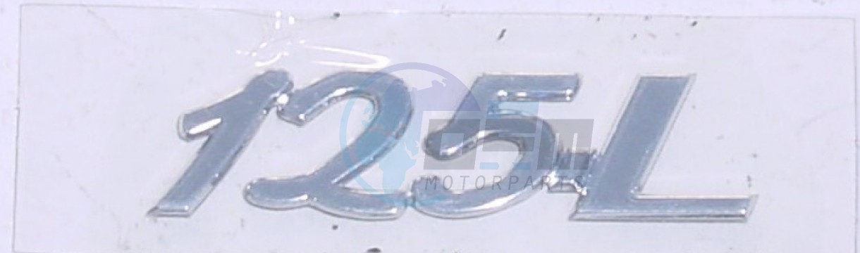 Product image: Vespa - 620697 - 125 L  name plate  0