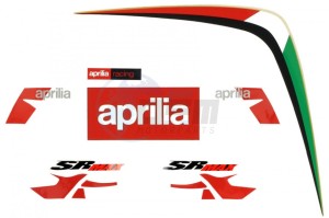 Product image: Aprilia - 673987 - .Kit Name plate 