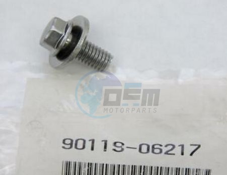 Product image: Yamaha - 901190621700 - BOLT, WITH WASHER(4ES)  0