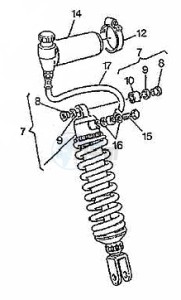 Product image: Cagiva - 800074032 - SHOCK-ABSORBER 