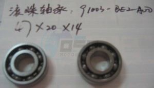 Product image: Sym - 91003-A1A-300 - RADIAL BALL BRG. 6204 CS12 