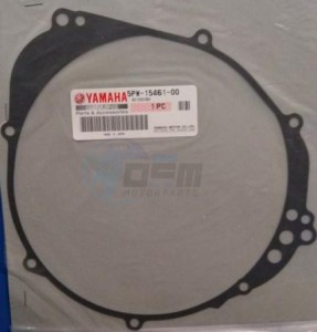 Product image: Yamaha - 5PW154610000 - GASKET CRANKCASE COVER 2  