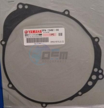 Product image: Yamaha - 5PW154610000 - GASKET CRANKCASE COVER 2   0