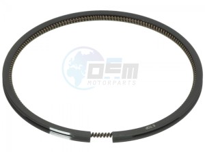 Product image: Gilera - 487996 - PISTON RING, OIL SCRAPER 57.2 MM 