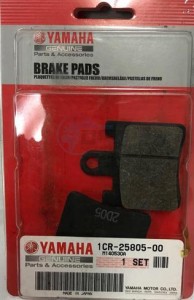 Product image: Yamaha - 1CR258050000 - BRAKE PAD KIT 