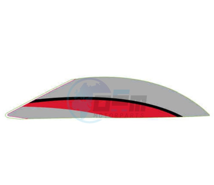 Product image: Aprilia - 859845 - .RH STICKER  0