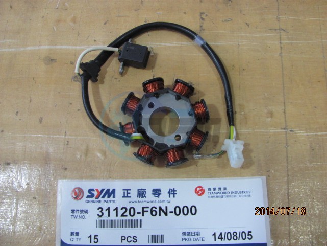 Product image: Sym - 31120-F6N-000 - STATOR COMP  0