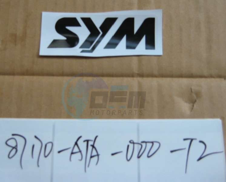 Product image: Sym - 87170-ATA-000-T2 - SYM STRIPE BLACK  0