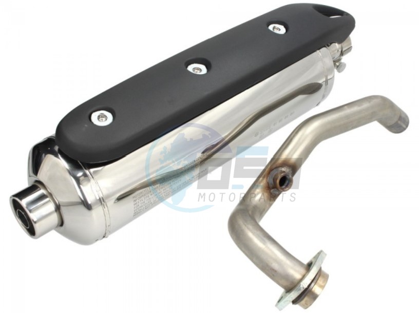 Product image: Gilera - 1A0013155 - Silencer complete with protection  0