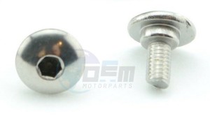 Product image: Moto Guzzi - AP8152339 - Screw w/ flange M5x9 