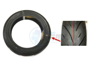 Product image: Sym - 42710-TL2-001 - RR. TIRE ASSY.(160/60-15) 