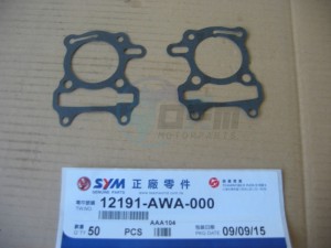 Product image: Sym - 12191-A1A-000 - CILINDER GASKET 