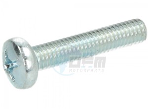 Product image: Piaggio - 015761 - SCREW FOR AIRBOX (M6X50) Hexag. BV.-500 