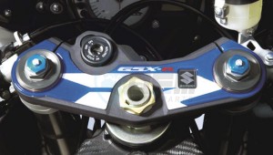 Product image: Suzuki - 990D0-02H02-PAD - YOKE PROTECTOR, BLUE/WHITE 