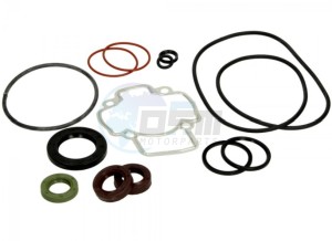 Product image: Aprilia - 497544 - OIL AND GASKET SET 