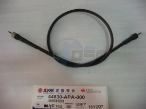 Product image: Sym - 44830-APA-000 - SPEEDOMETER CABLE 