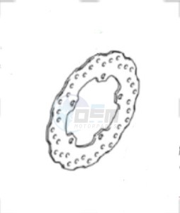 Product image: Suzuki - 69211-13K00 - Disc,Rear brake 