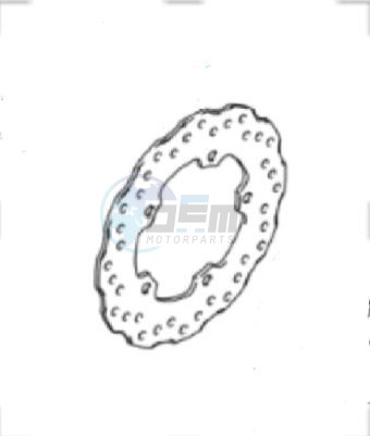 Product image: Suzuki - 69211-13K00 - Disc,Rear brake  0