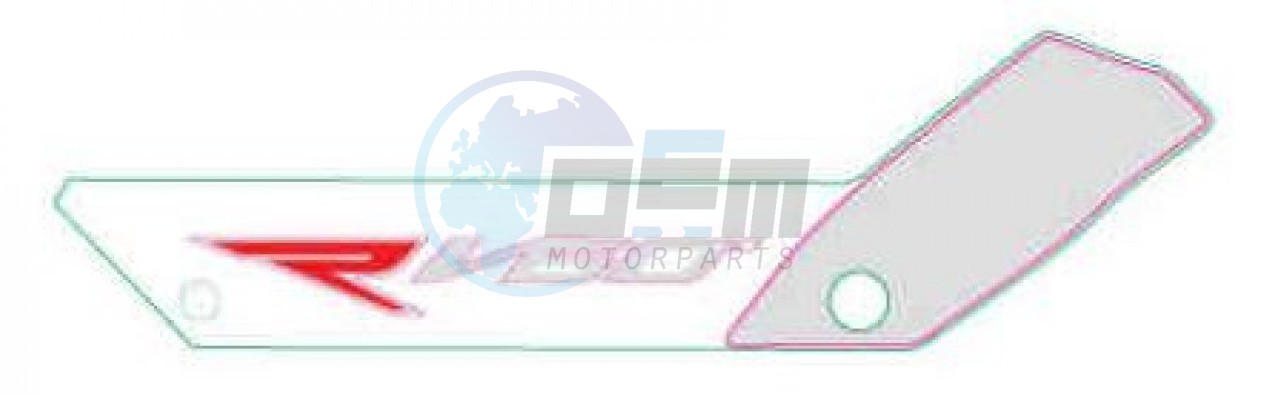 Product image: Aprilia - 860091 - .Decal  0