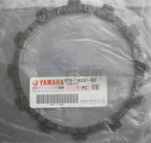 Product image: Yamaha - 5TG163310000 - PLATE, FRICTION 2 