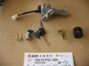 Product image: Sym - 35010-F6C-000 - KEY SET 