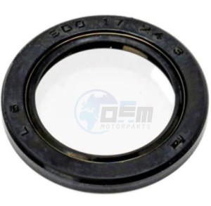 Product image: Yamaha - 931091707100 - OIL SEAL 