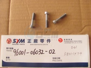 Product image: Sym - 96001-06032-02 - SH. FLANGE BOLT 6*32 