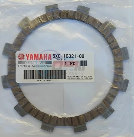 Product image: Yamaha - 5XC163210000 - PLATE, FRICTION  0